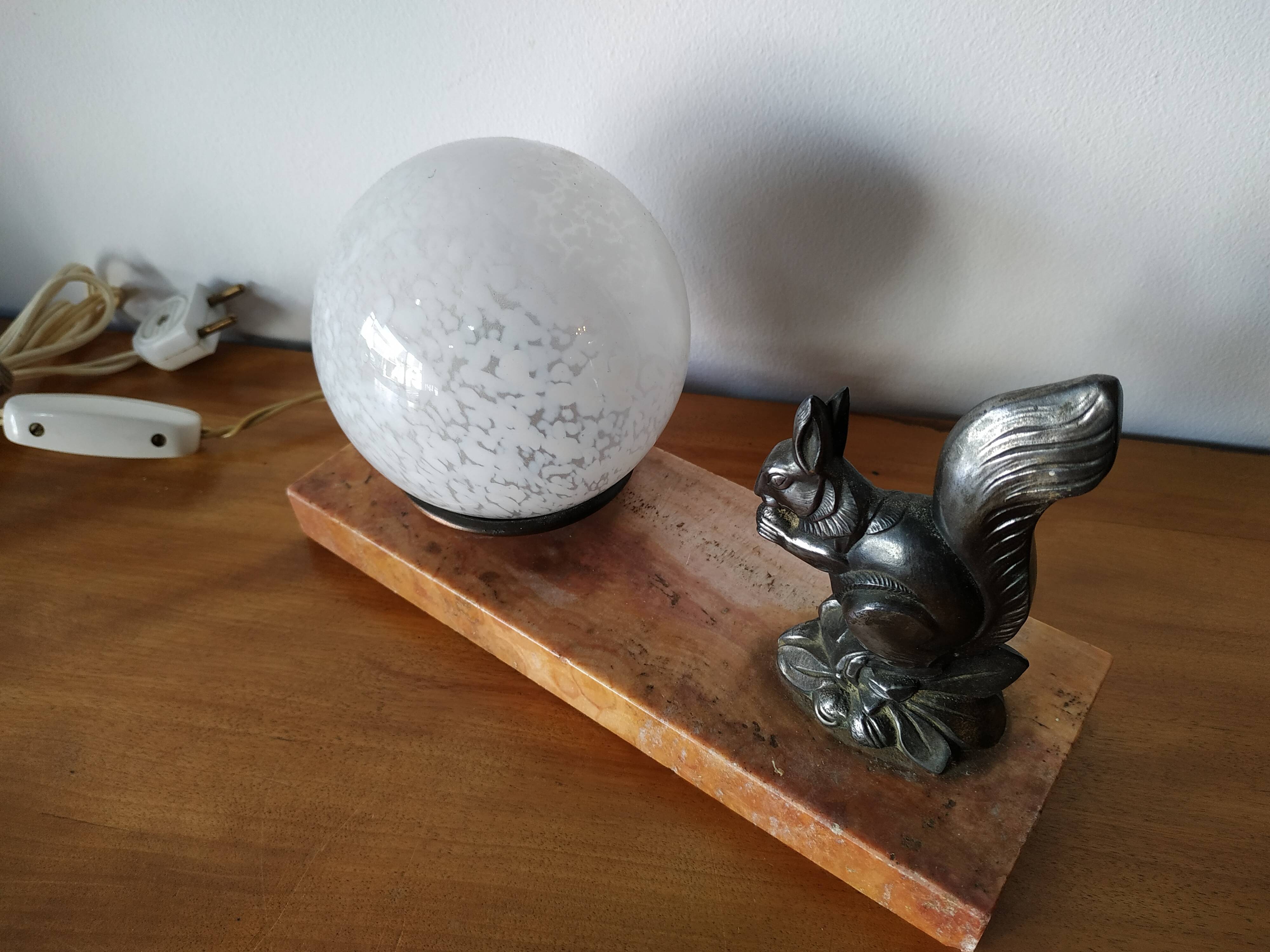 Squirrel art deco watch