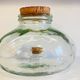 Bonbonnes vintage en verre soufflé et liège