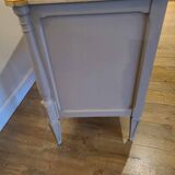 Commode en bois peint