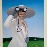 Poster Razzia - Day of the Grand Prix de Paris - Louis Vuitton 1988 - Signed by the artist