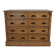 Antique German pine shop cabinet, early 20th century