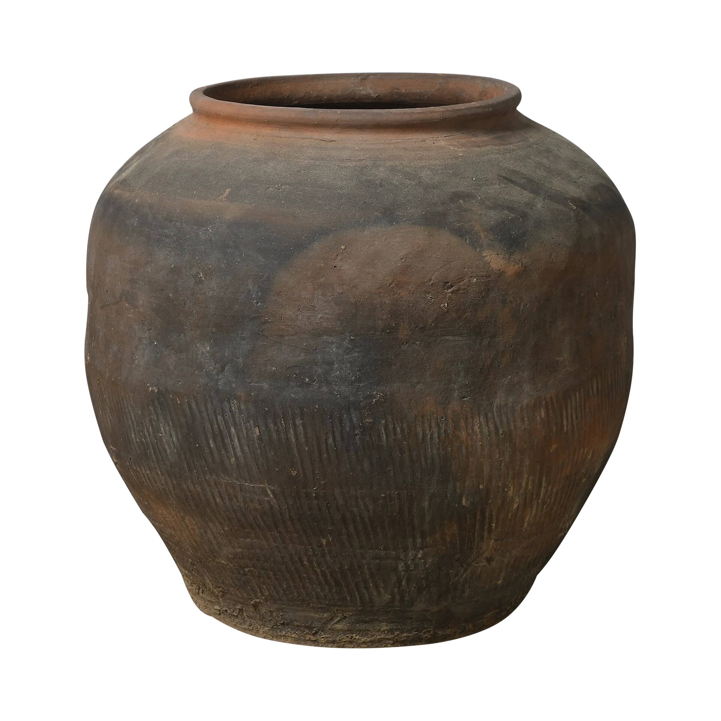 Shantou – Grand ancient Chinese terracotta pot no. 7