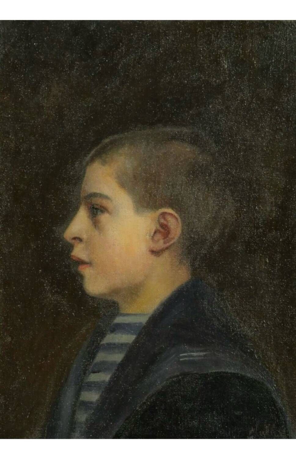 Oil portraits - lovely pair of children's portraits