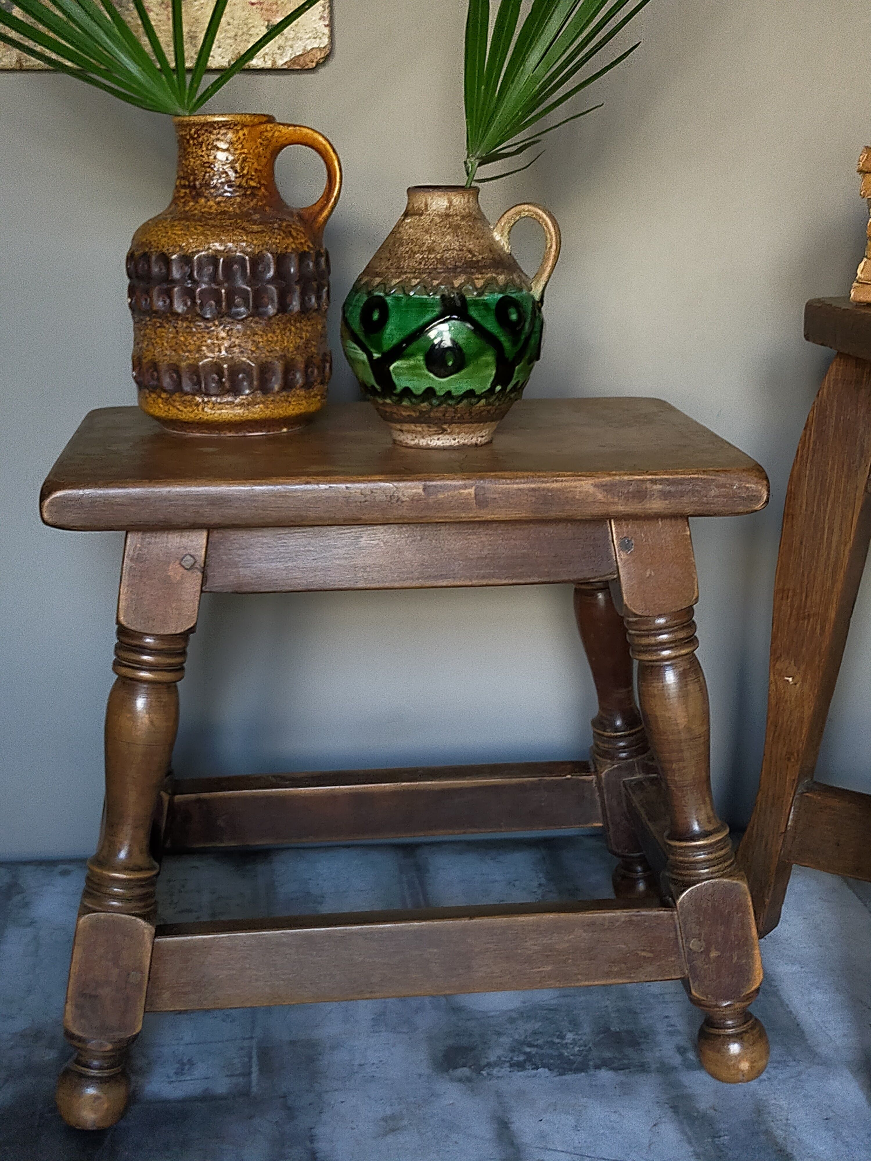 19th century wooden stool