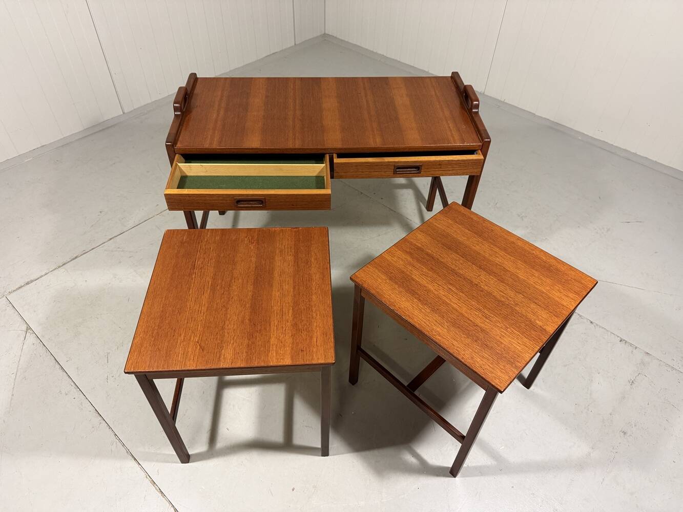 Tables gigognes en teck de Skaraborgs Möbelindustri, Suède