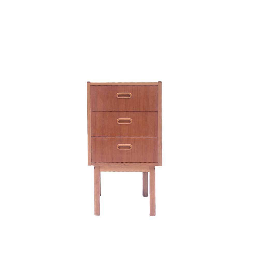 Small Swedish Scandinavian bedside cabinet