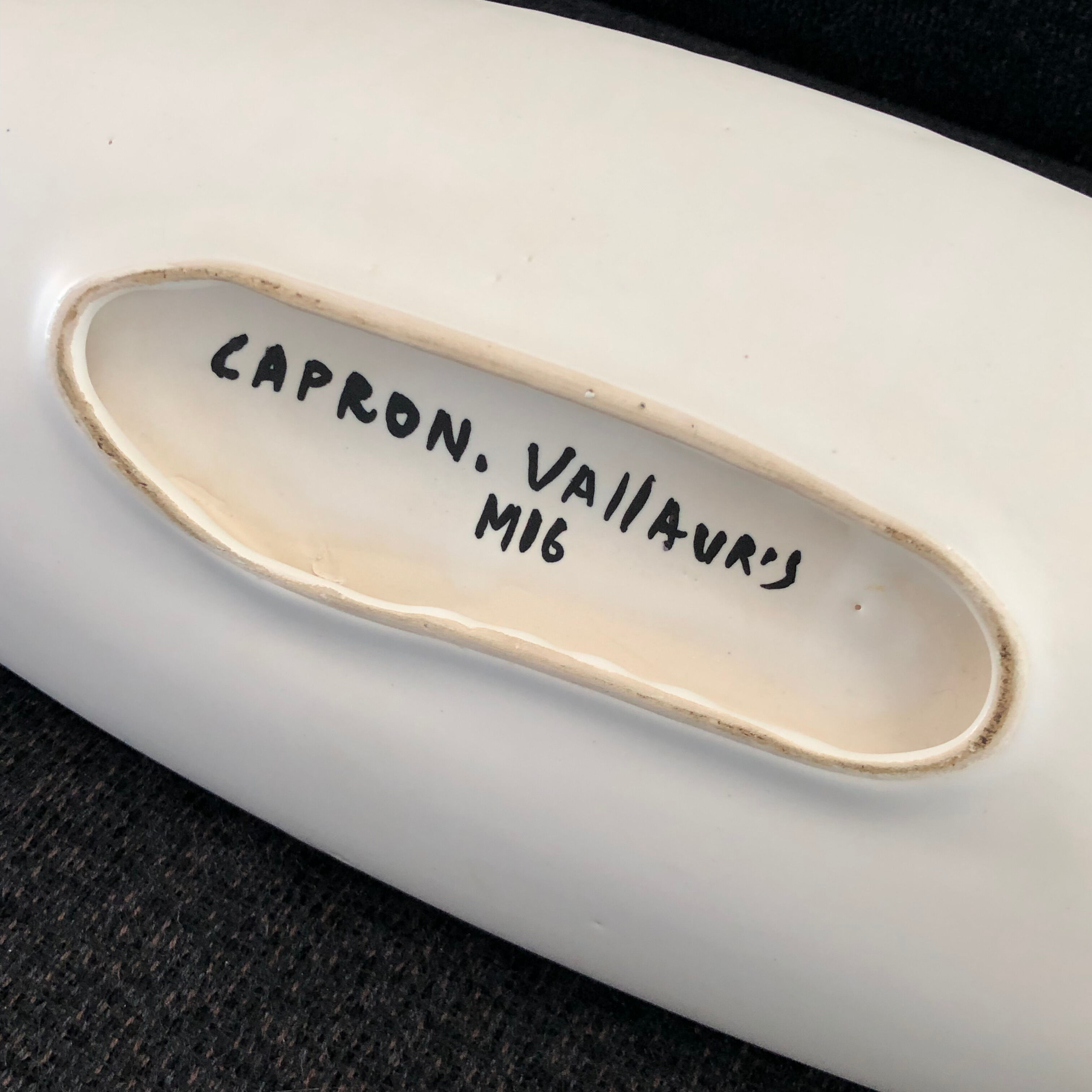 Ceramic pocket empty by Roger Capron, France 1950