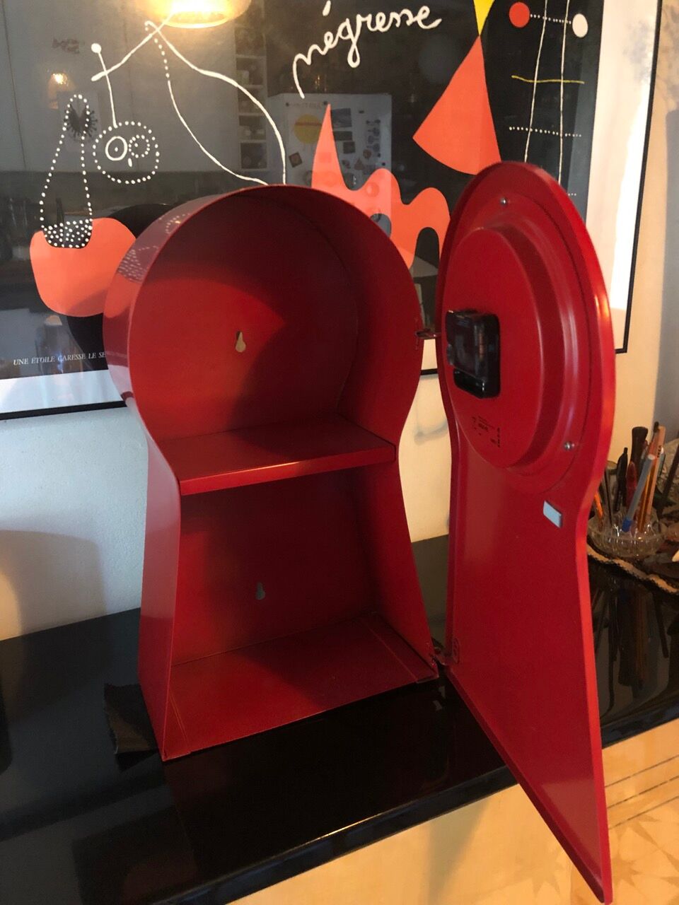 Horloge, vintage ikea ps Rouge