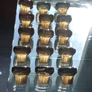 Pressed glass furniture knobs (set of 15)