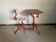 Child's desk in steel and wood from the 1950s.