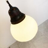 Opaline pendant light 1930s