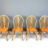 Set of 4 Vintage  Ercol Dining Chairs , 1950's