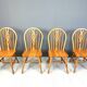 Set of 4 Vintage  Ercol Dining Chairs , 1950's