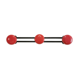 Red and black hook