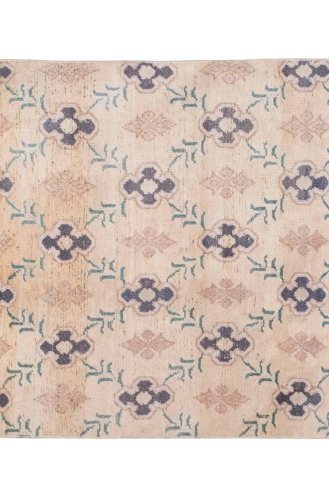 Vintage Turkish hallway rug 127x280 cm