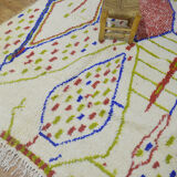 Handmade tribal berber carpet 268 x 193 cm