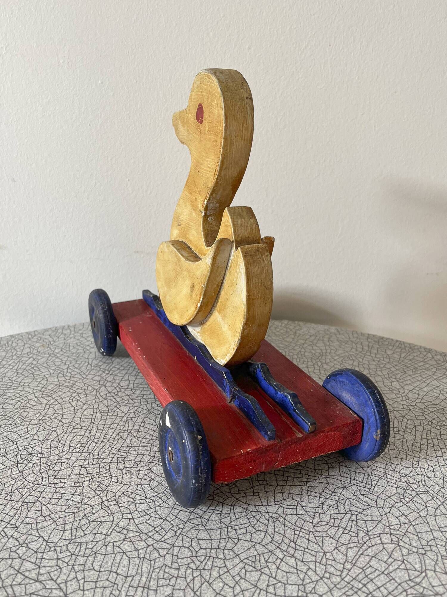 Canard à Tirer En Bois - Jouet GOKI Pour Enfants 1-2 Ans - Neuf