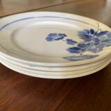 Set of 4 flat plates mismatched