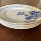 Set of 4 flat plates mismatched