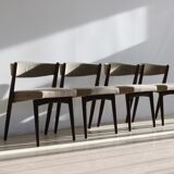 vintage set of 4 danish dining chairs