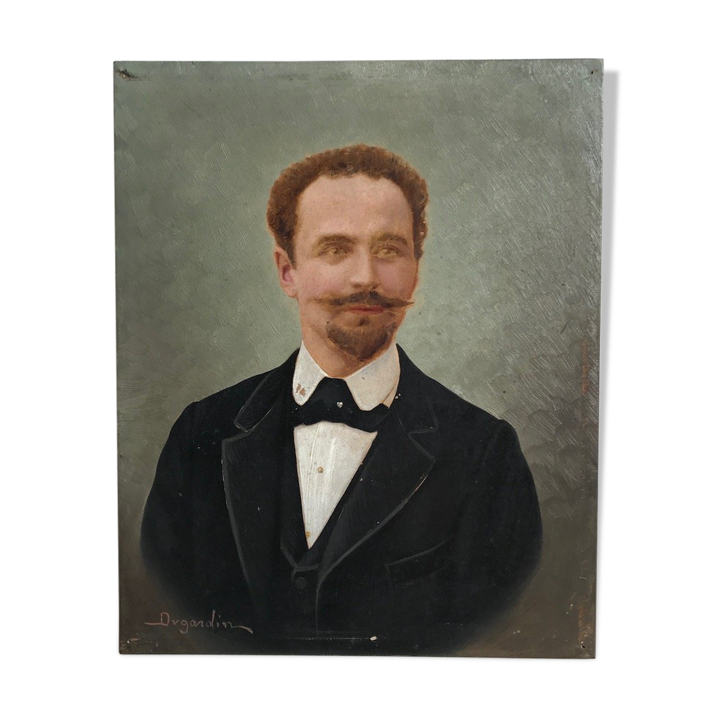 Portrait in oil L. DUGARDIN