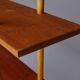 Dutch teak & birch shelving unit