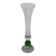 Green Murano glass vase