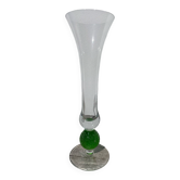 Vase en verre de Murano vert