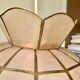 Suspension en nacre rose et laiton
