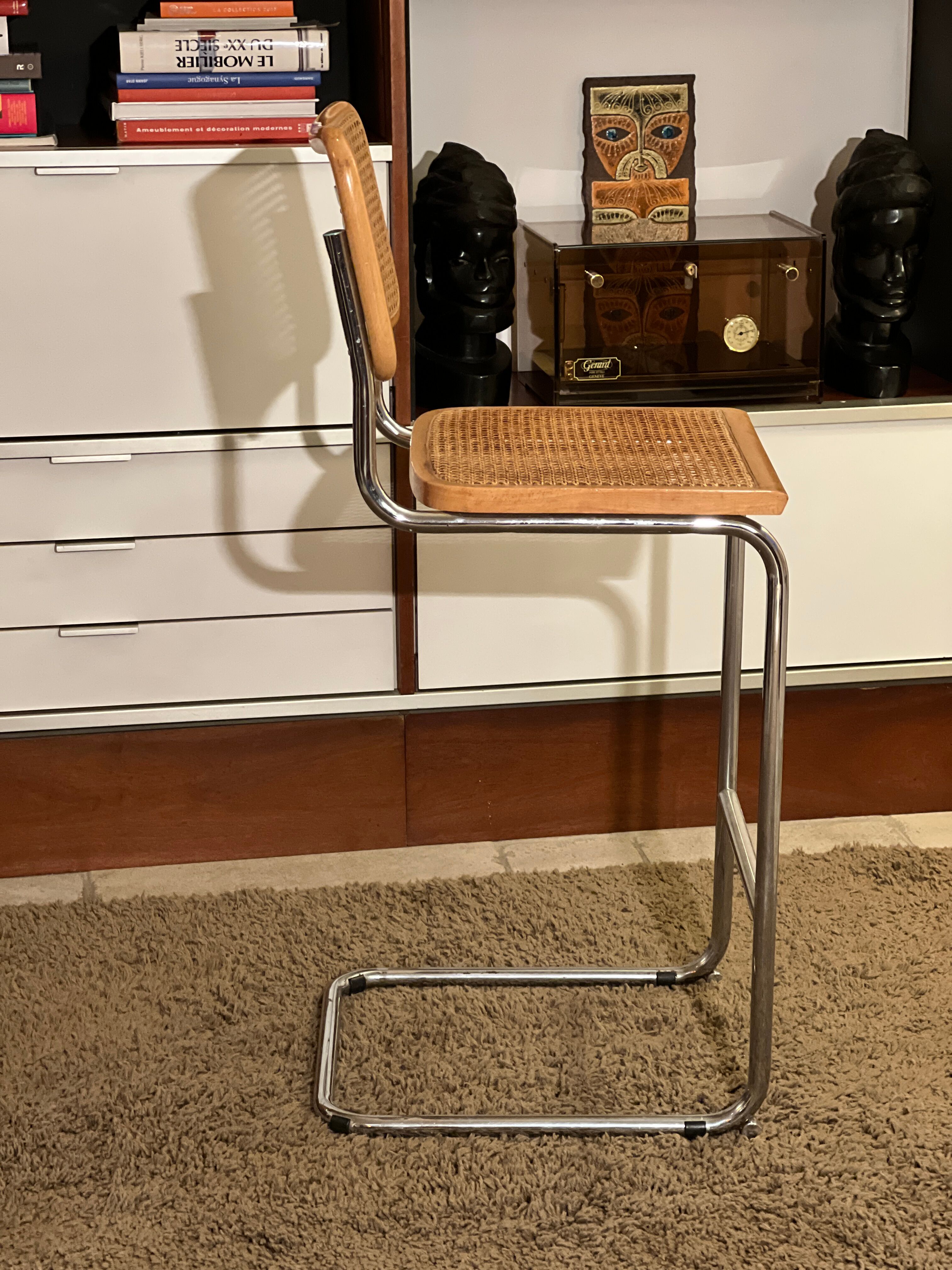 Bar stool model S32 Marcel Breuer Edition 1980