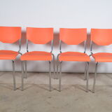Vintage orange chairs