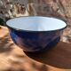 Vintage enamelled metal salad bowl