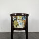 Fauteuil de restaurant motif florale en quantité