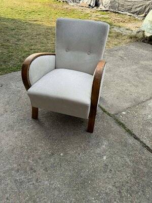 Vintage Art Deco Hungarian Armchair, 1930s