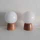 Pair of vintage bedside lamps