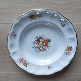 5 hollow plates and 1 faience dish from Lunéville KG Marie-Thérèse