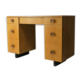 1930’s Art Deco Czech teak desk