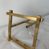 Square base brass lamp foot