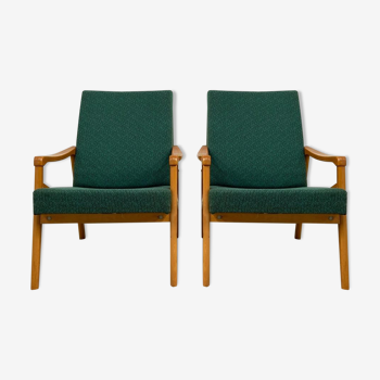 Pair of vintage Czech armchairs