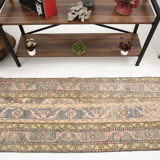 2x9 patchwork turkish runner rug