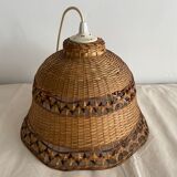 Vintage rattan pendant lamp