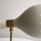 Pair italian wall lightstyle years 50's white ivory