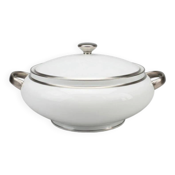 Soupière Raynaud modèle Fontainebleau platine