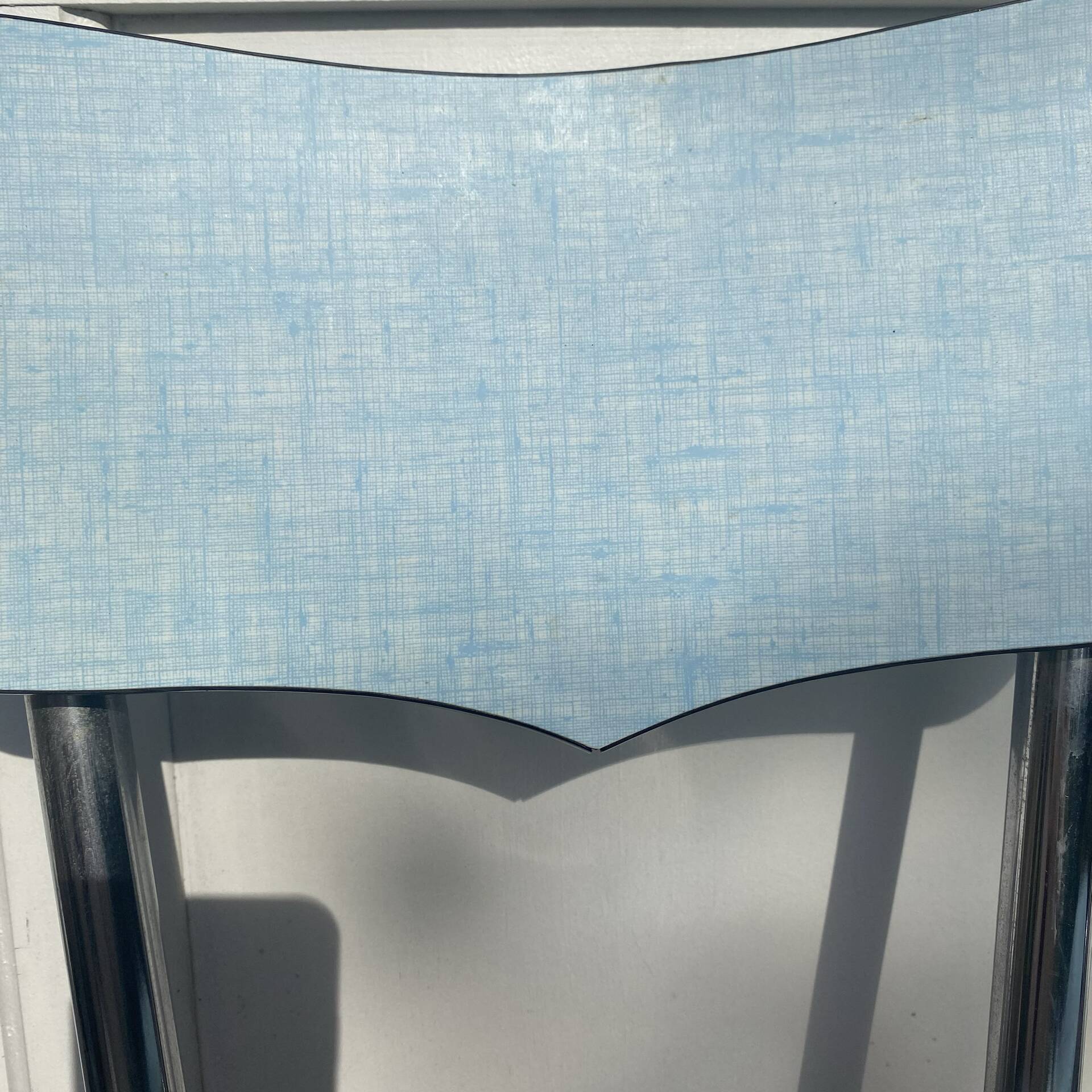 Chaises de cuisine années 60 , Formica et chrome