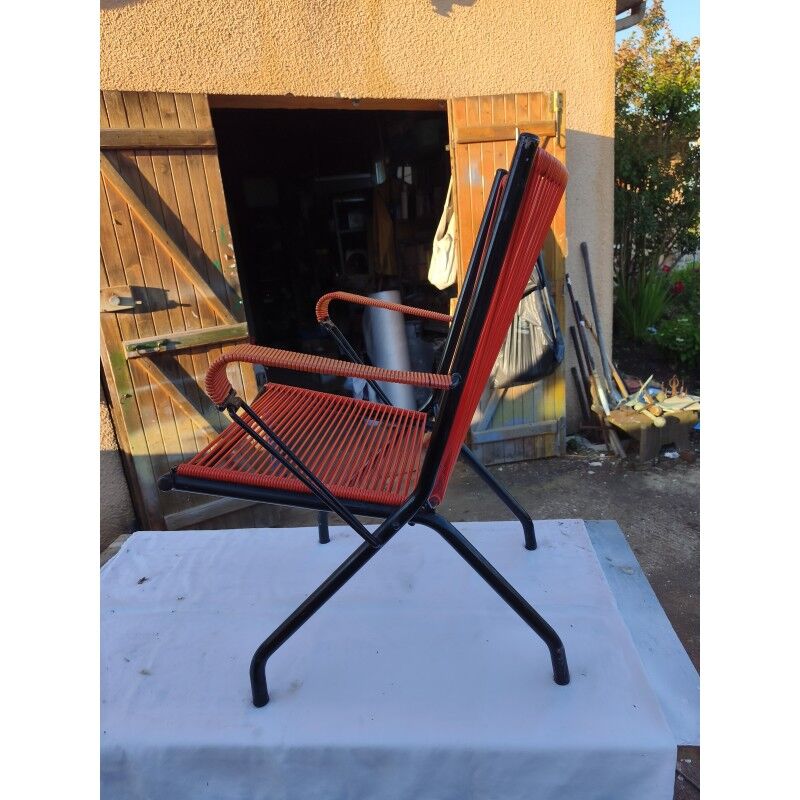 Scoubidou armchair André Monpoix