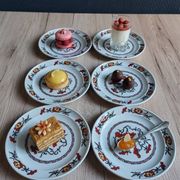 Set of 6 Syracuse Dessert Plates France Vintage | French Tableware