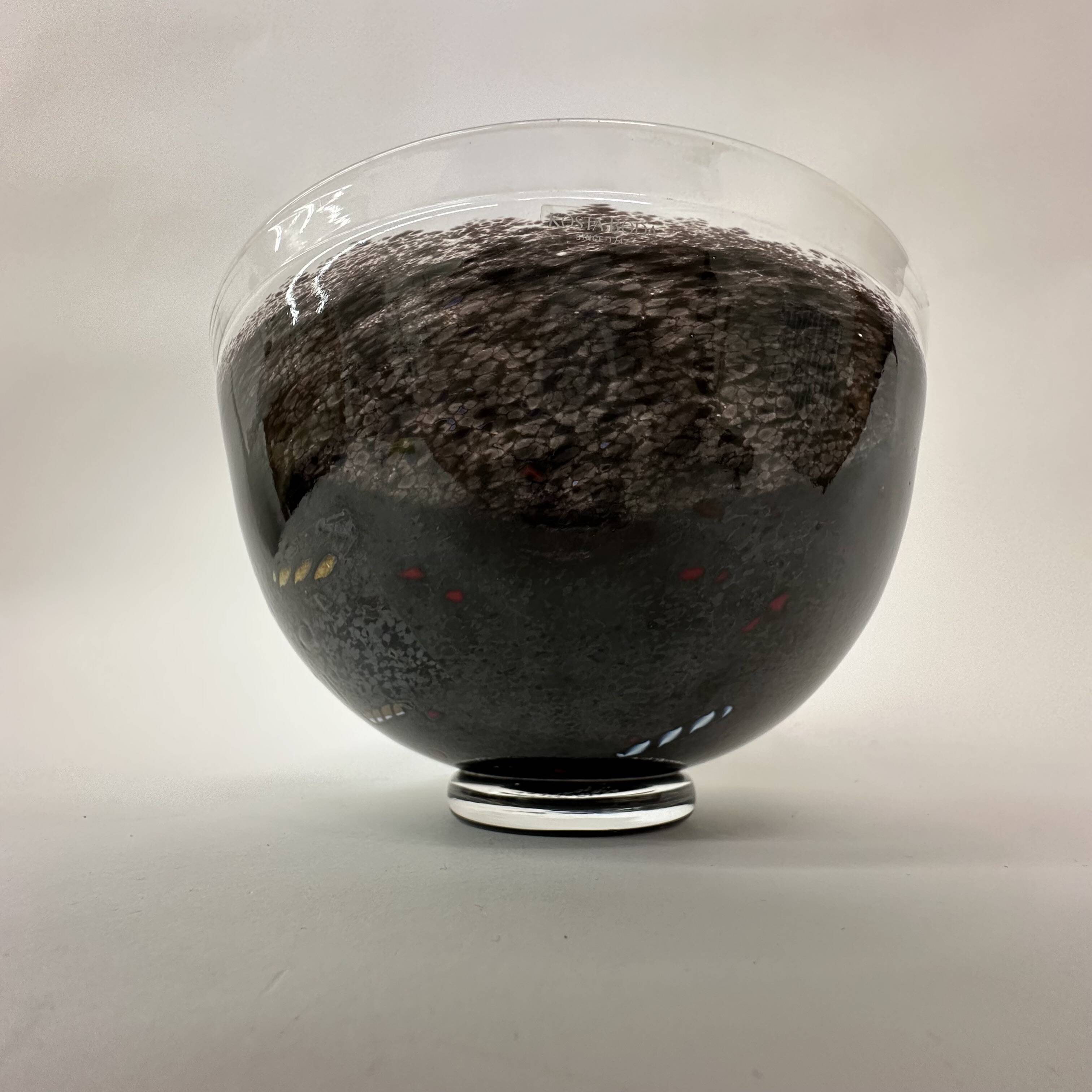 Bertil Vallien for Kosta Boda Satellite bowl , 1990’s Sweden