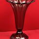 Large smoked iron cone-shaped vase - superb in color and condition, 30 cm, circa 1970