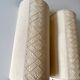 Vintage Swedish textile wall lamps, set of 2