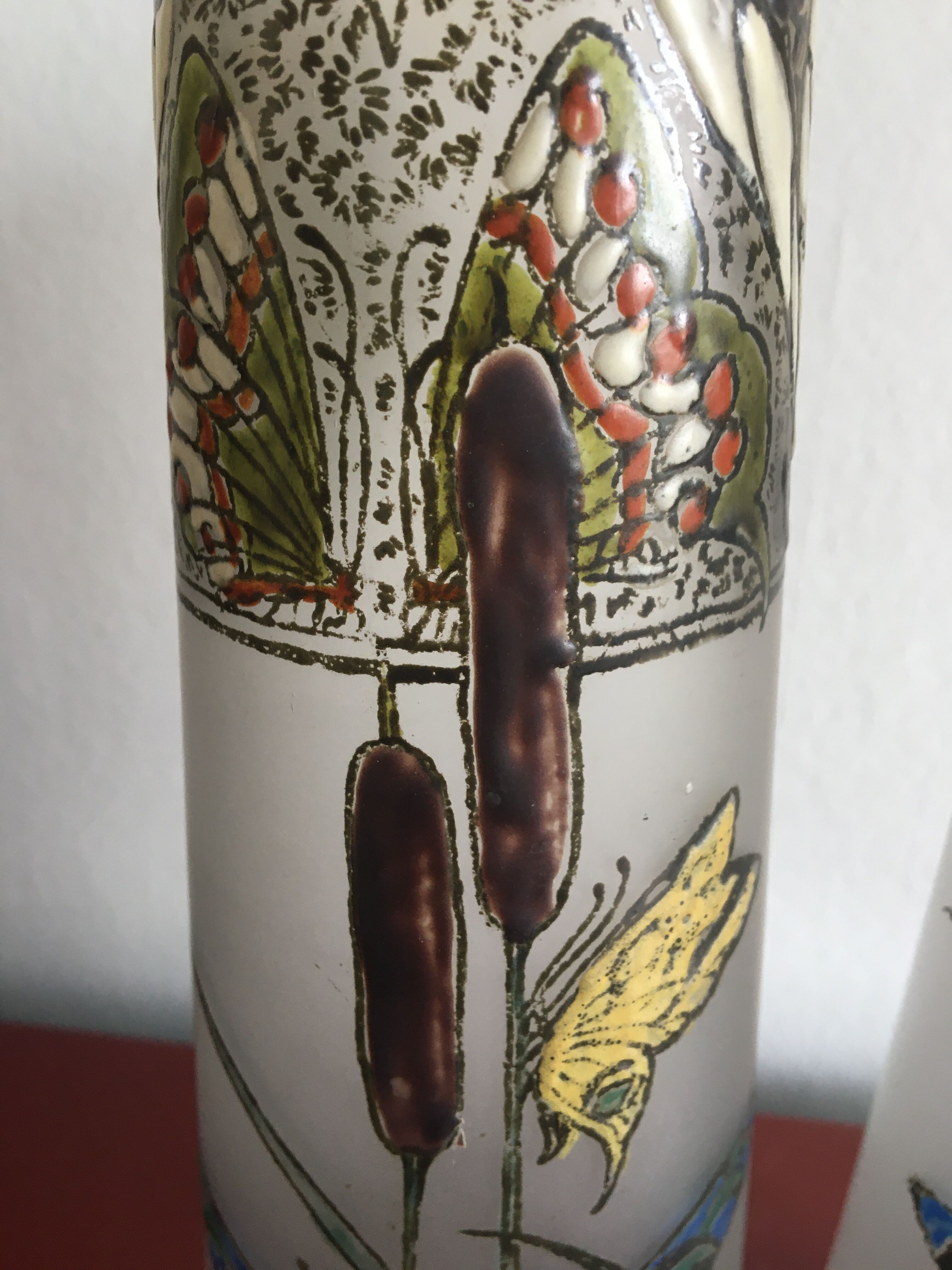 Pair of Legras vases